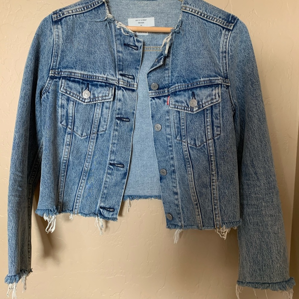 Levi’s Destructed Denim Jacket